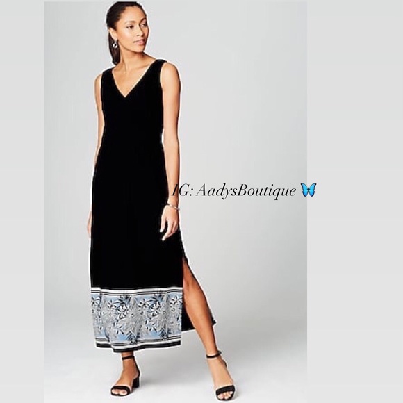 NWT J.JILL WEAREVER HAVANA FLORAL MAXI DRESS SIZE XL, MSRP $139.00 - Picture 12 of 12